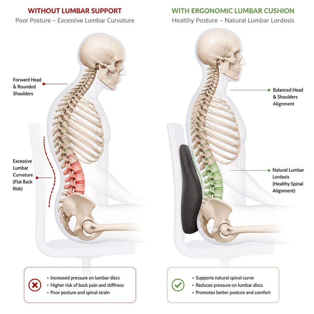 Le Coussin Ergonomique Spécial Route – Confort Lombaire Absolu