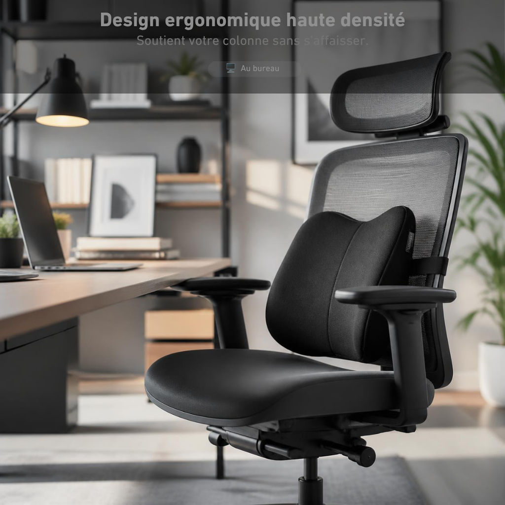 Le Coussin Ergonomique Spécial Route – Confort Lombaire Absolu